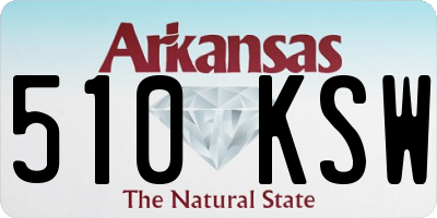 AR license plate 510KSW