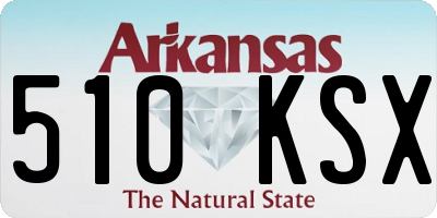 AR license plate 510KSX