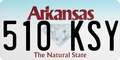 AR license plate 510KSY
