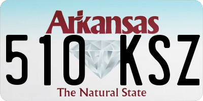 AR license plate 510KSZ