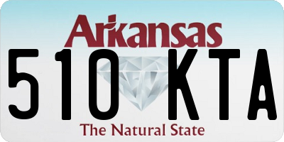AR license plate 510KTA