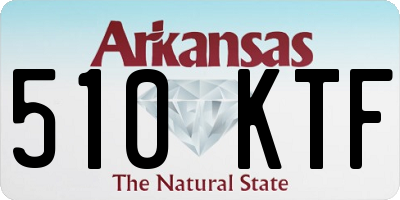 AR license plate 510KTF