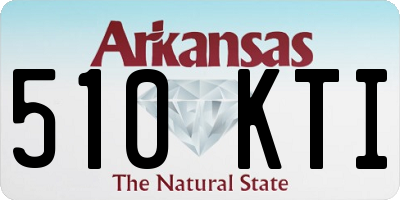 AR license plate 510KTI