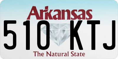 AR license plate 510KTJ