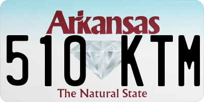 AR license plate 510KTM