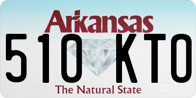 AR license plate 510KTO