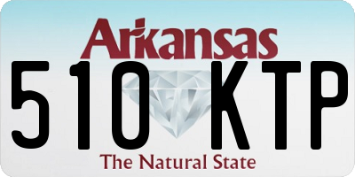 AR license plate 510KTP