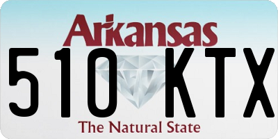 AR license plate 510KTX