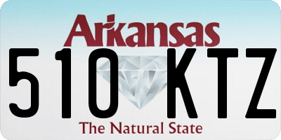 AR license plate 510KTZ