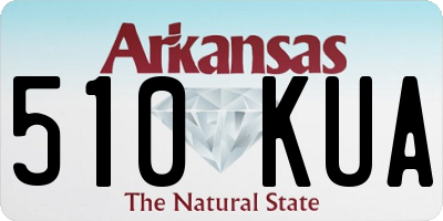 AR license plate 510KUA