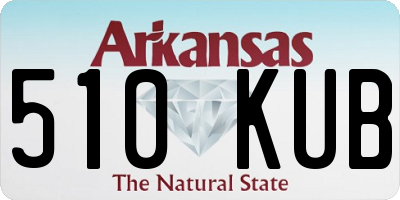 AR license plate 510KUB