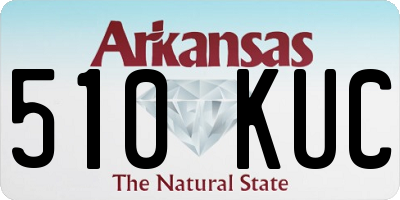 AR license plate 510KUC