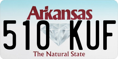 AR license plate 510KUF