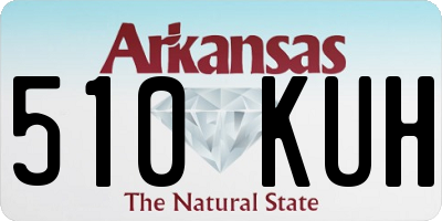 AR license plate 510KUH