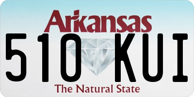 AR license plate 510KUI