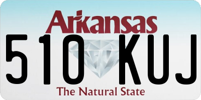 AR license plate 510KUJ