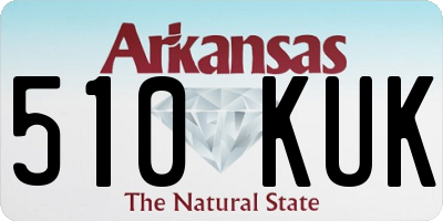 AR license plate 510KUK
