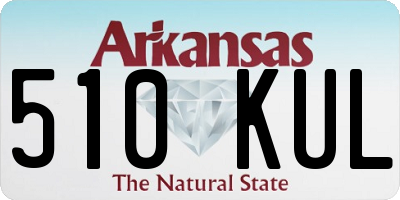 AR license plate 510KUL