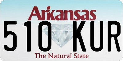 AR license plate 510KUR