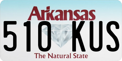 AR license plate 510KUS