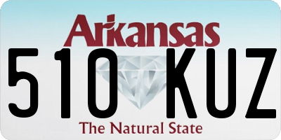 AR license plate 510KUZ