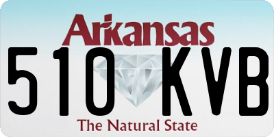 AR license plate 510KVB