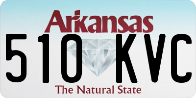 AR license plate 510KVC
