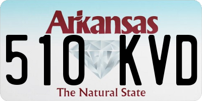 AR license plate 510KVD