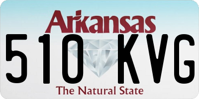 AR license plate 510KVG
