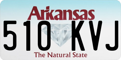 AR license plate 510KVJ