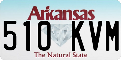 AR license plate 510KVM