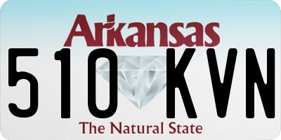 AR license plate 510KVN