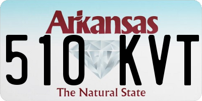 AR license plate 510KVT
