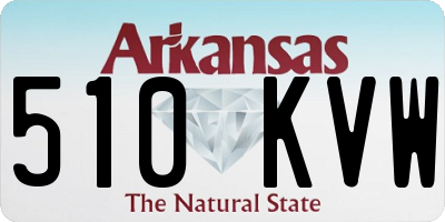 AR license plate 510KVW