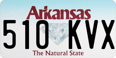 AR license plate 510KVX