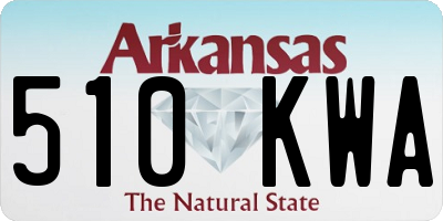 AR license plate 510KWA
