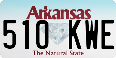 AR license plate 510KWE