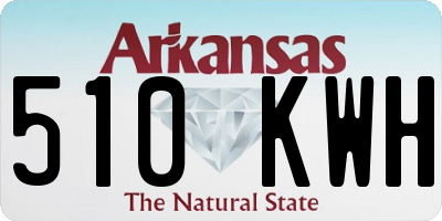 AR license plate 510KWH