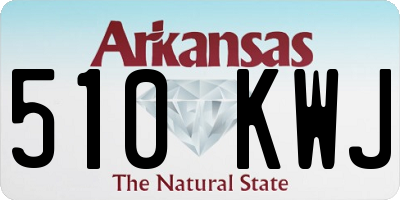 AR license plate 510KWJ