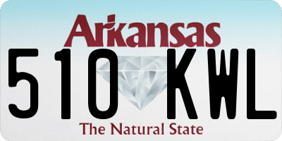 AR license plate 510KWL