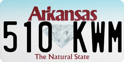 AR license plate 510KWM