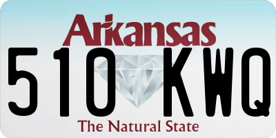 AR license plate 510KWQ