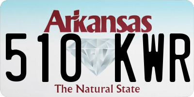 AR license plate 510KWR