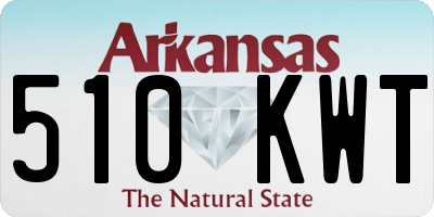 AR license plate 510KWT