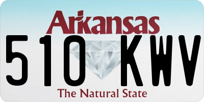 AR license plate 510KWV