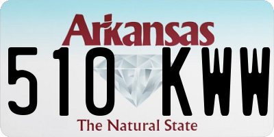 AR license plate 510KWW