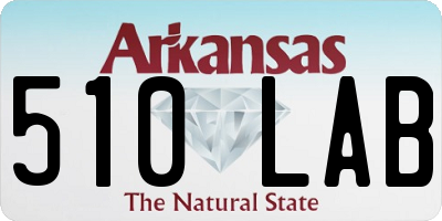AR license plate 510LAB