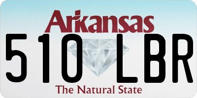 AR license plate 510LBR