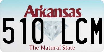 AR license plate 510LCM