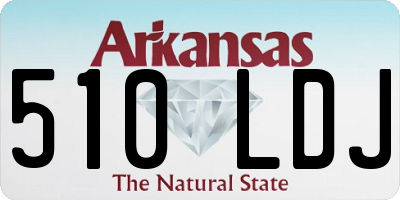 AR license plate 510LDJ